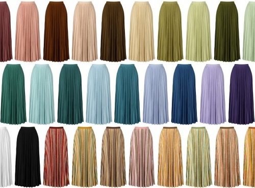 Pleated skirt at LazyEyelids