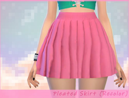 Pleated Skirt (Recolor - Mesh Needed)