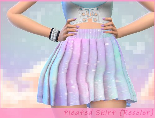 Pleated Skirt (Recolor - Mesh Needed)