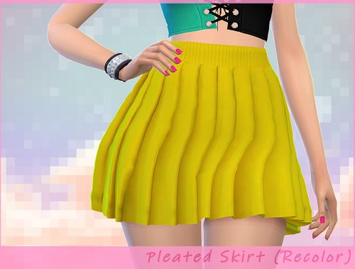 Pleated Skirt (Recolor - Mesh Needed)