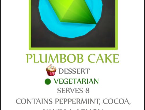 PLUMBOB CAKE at Icemunmun
