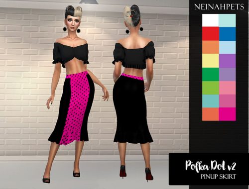 Polka Dot Pinup Skirt v2 {Vintage Glamour Needed}