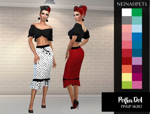 Polka Dot Pinup Skirt {Vintage Glamour Needed}