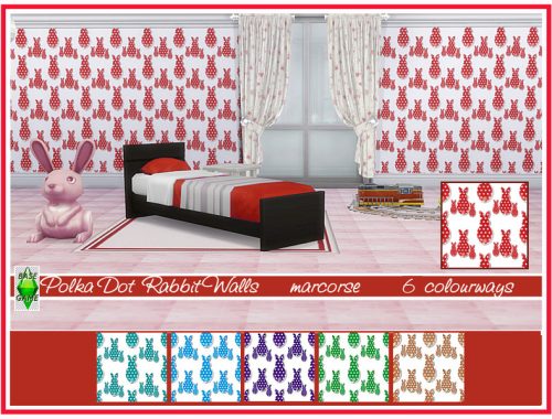 Polka Dot Rabbits Walls_marcorse