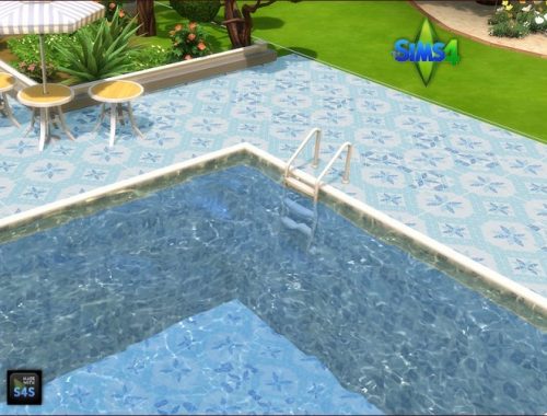 Pool tiles for walls and floors by Mabra at Arte Della Vita