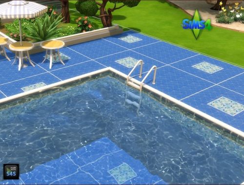 Pool tiles for walls and floors by Mabra at Arte Della Vita
