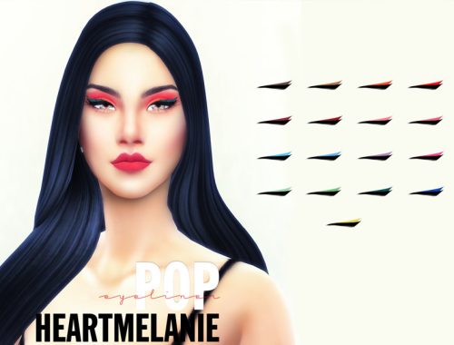 POP - EyeLiner - Heart Melanie Cosmetic Paris