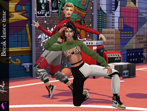 Pose- Break dance time