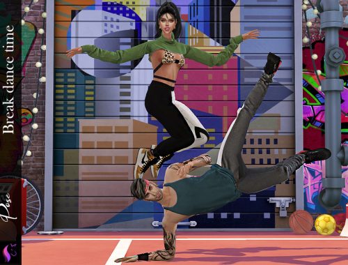 Pose- Break dance time