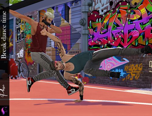 Pose- Break dance time