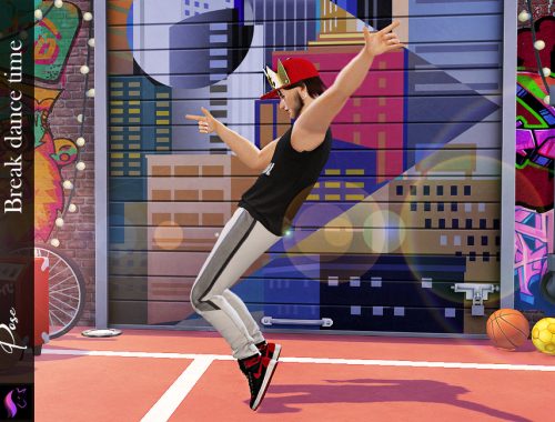 Pose- Break dance time