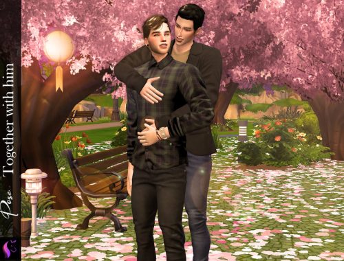 Pose- Together with him-Male Poses