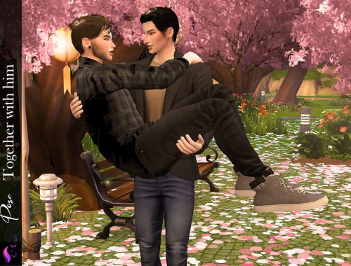 Pose- Together with him-Male Poses