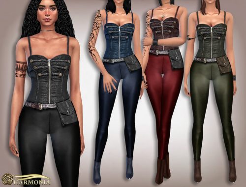 Post-Apocalyptic Belt Pocket Outfit