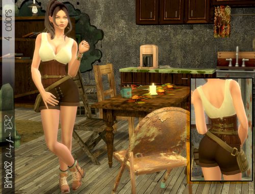 Post Apocalyptic Shorts with bag (Outfit)