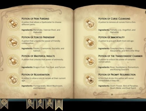 Potion Rework by kutto at Mod The Sims