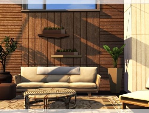Praline Wood Walls at Cross Design