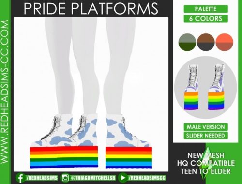PRIDE PLATFORMS by Thiago Mitchell at REDHEADSIMS