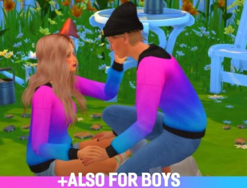 Pride Sweater + Eyeliner at Daisy Pixels