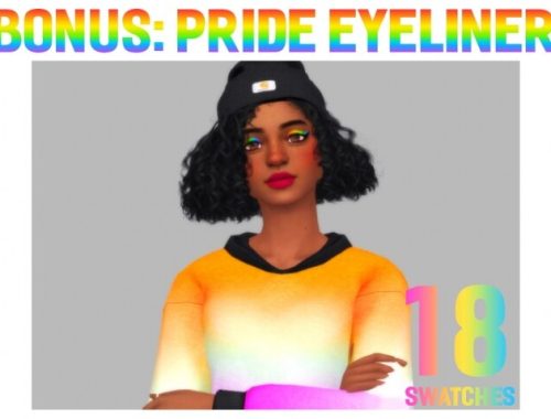 Pride Sweater + Eyeliner at Daisy Pixels