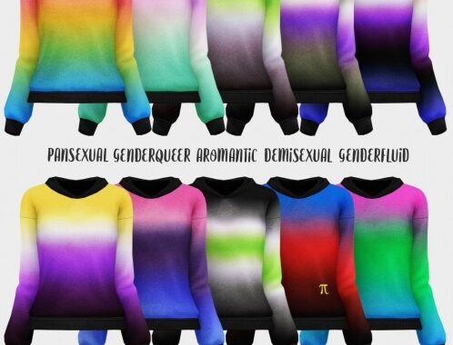 Pride Sweater + Eyeliner at Daisy Pixels