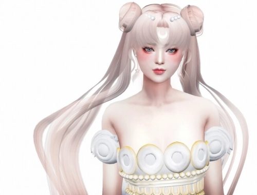 PRINCESS SERENITY HAIR at Nilyn Sims 4