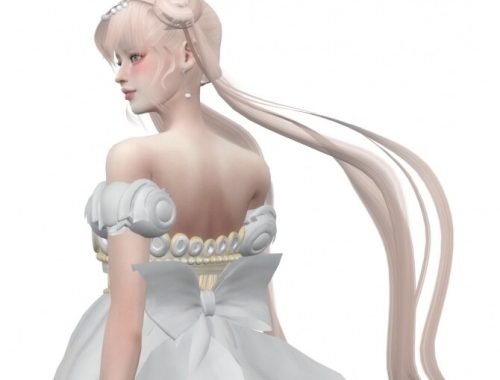 PRINCESS SERENITY HAIR at Nilyn Sims 4