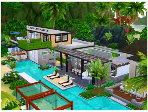 Private Beach House.