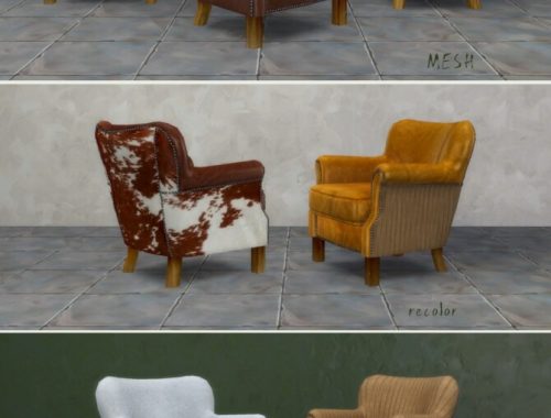 Professor chair by Pocci at Garden Breeze Sims 4