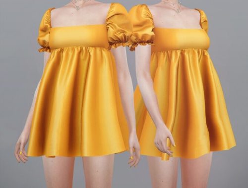 Puff mini dress at MMSIMS