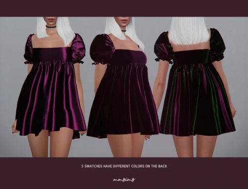 Puff mini dress at MMSIMS