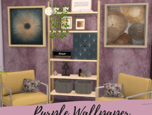 Purple Collection: 10 Walls + 3 Paintings at Dinha Gamer