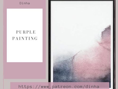 Purple Collection: 10 Walls + 3 Paintings at Dinha Gamer