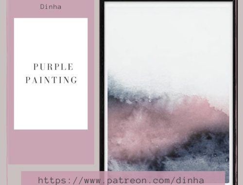 Purple Collection: 10 Walls + 3 Paintings at Dinha Gamer