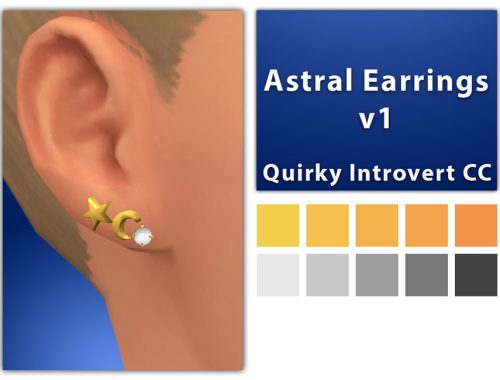 [QICC] - Astral Earrings Set