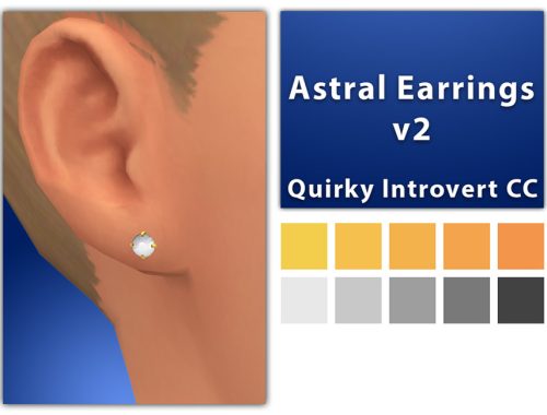 [QICC] - Astral Earrings Set