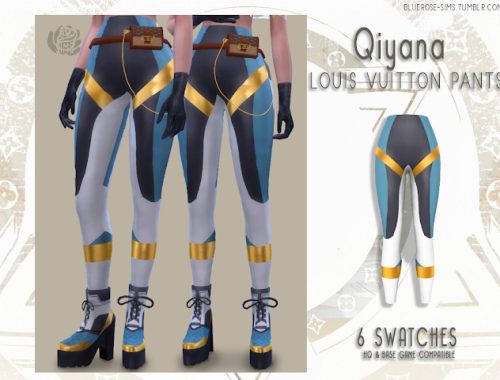 Qiyana Pretigius Edition Clothes, Shoes & Acc at BlueRose-Sims