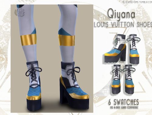 Qiyana Pretigius Edition Clothes, Shoes & Acc at BlueRose-Sims
