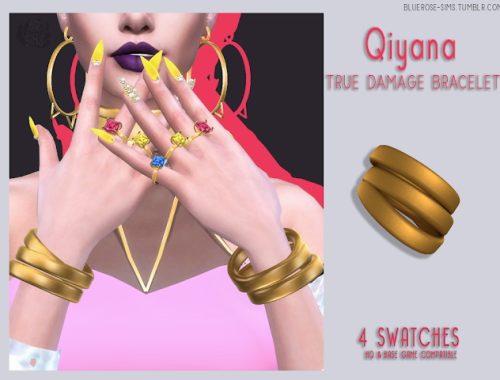 Qiyana True Damage set at BlueRose-Sims
