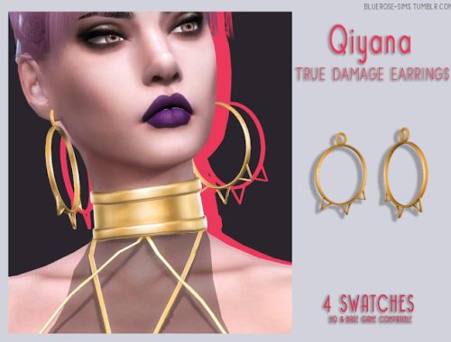 Qiyana True Damage set at BlueRose-Sims