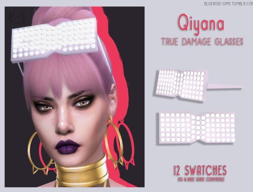 Qiyana True Damage set at BlueRose-Sims