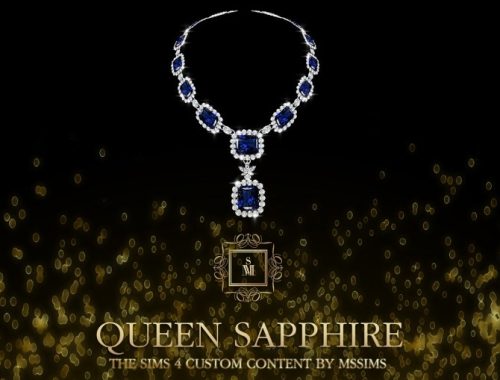 QUEEN SAPPHIRE SET (P) at MSSIMS