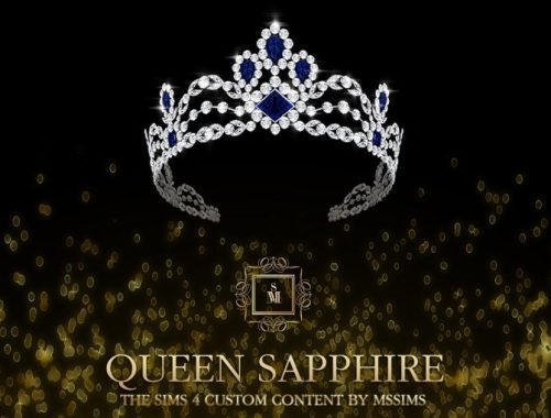 QUEEN SAPPHIRE SET (P) at MSSIMS