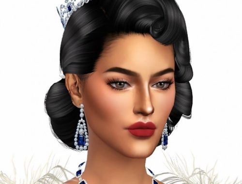 QUEEN SAPPHIRE SET (P) at MSSIMS