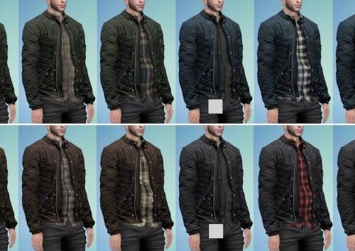 Quilted Jacket (P) at Darte77