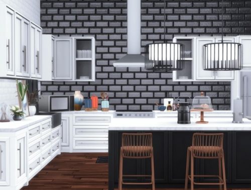 Quintin Kitchen Stylish Modern Design at Simsational Designs