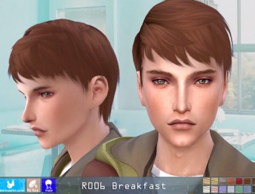 R006 Breakfast hair M (P) at Newsea Sims 4