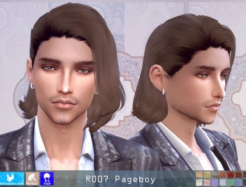 R007 Pageboy hair M (P) at Newsea Sims 4