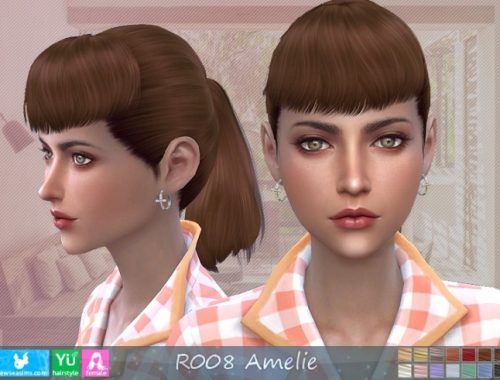 R008 Amelie hair (P) at Newsea Sims 4