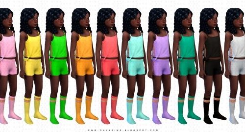 Rainbow Set at Onyx Sims